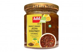 Add me Sweet Mango Jeera Chutney (Chunda)  Glass Jar  200 grams
